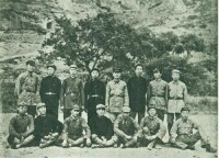 1936年趙爾陸（後排左一）在陝北保安紅軍大學
