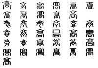 高[漢語漢字]