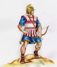 一直到中世紀結束 克里特島都以出產優秀的弓箭手的聞名