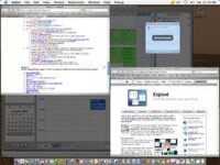 Mac OS X v10.3 Exposé 屏幕畫面