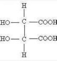 酒石酸結構式