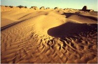 （圖）毛烏素沙漠上的長城 