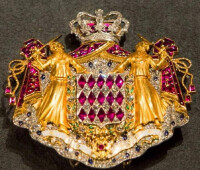 維多利亞·尤金妮亞作為西班牙王后的紋章