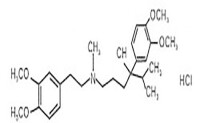 鹽酸維拉帕米緩釋片化學結構式