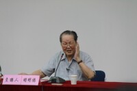 胡明揚在北京師範大學作學術報告