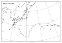 超強颱風奧鹿 路徑圖（JMA）