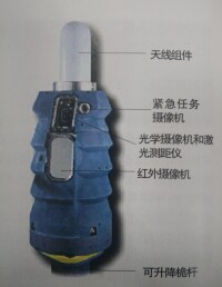 AN/BVS-1型光電桅杆感測器頭結構圖