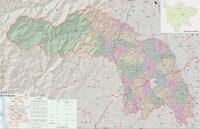 崇州市行政區劃圖