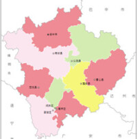 南充市行政區劃標準地圖