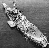1944年7月，密蘇里號戰列艦