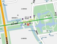 中央公園站出入口分布圖