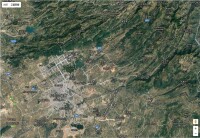 衛星地圖上的伊斯蘭堡