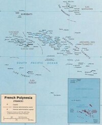 法屬波利尼西亞地圖