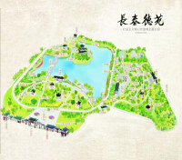 長春德苑主題公園示意圖