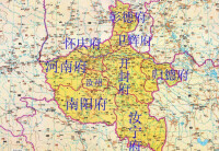 明清時期河南省地圖