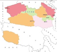 海西州行政區劃圖（2019年）