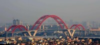 新光大橋連接廣州海珠區與番禺區兩地城鎮