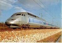 TGV列車正高速行駛
