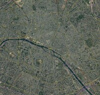1180年時的巴黎地圖