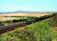 包蘭鐵路穿越沙漠