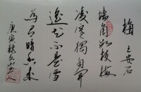 王安石《梅》草書帖