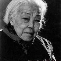 著名書法家肖嫻（1902—1997）