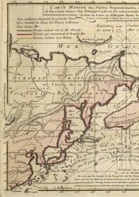 清初傳教士所繪地圖，清朝東部疆域直達堪察加半島和楚科奇半島