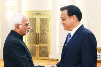 李克強會見印度副總統安薩里