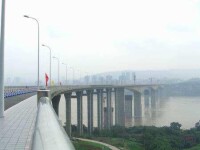 重慶魚洞長江大橋工程路線總長11.06136千米