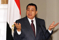 穆巴拉克在開羅出席新聞發布會