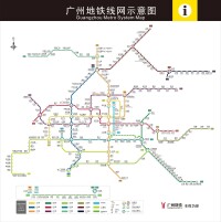 廣州地鐵線網示意圖