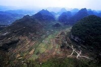 俯瞰雲山屯古建築群