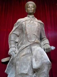 劉永福雕像和畫像