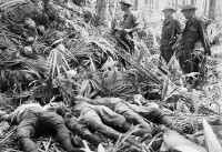 戰役中被擊斃的日軍屍體
