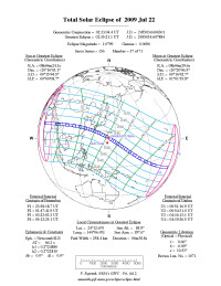 ２００９年七月二十二日日全食帶圖