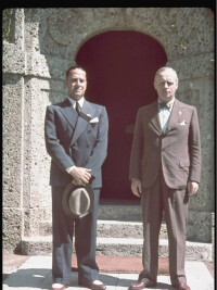 里賓特洛甫(右)與義大利外長齊亞諾