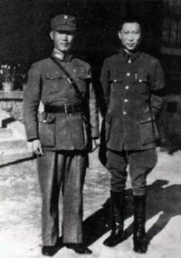 第一次長沙會戰的薛岳與陳誠(左)