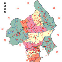 赤峰市地圖