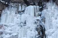 石膏山冰瀑景觀