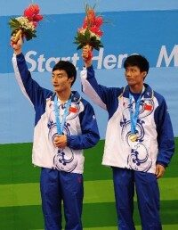 秦凱/林勁奪得2011大運會雙人3米板冠軍