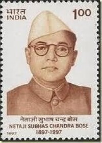 印度發行的鮑斯誕辰100周年郵票
