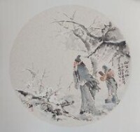 踏雪尋梅圖