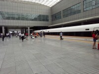 G12次列車停靠上海站1站台