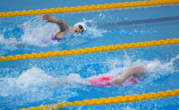 全國游泳錦標賽摘得兩冠