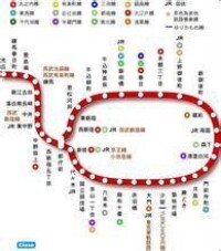 大江戶線路線圖