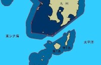 大隅海峽公海、領海、內水圖示