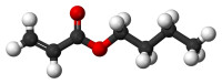 丙烯酸丁酯分子模型