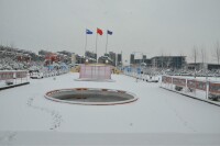 南京新華電腦專修學院校園雪景