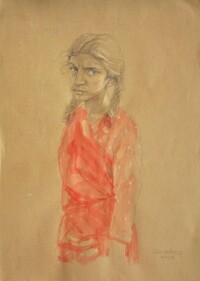 印度系列-紅衣女子