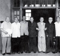 韓浚（左4）與彭傑如、杜聿明等合影